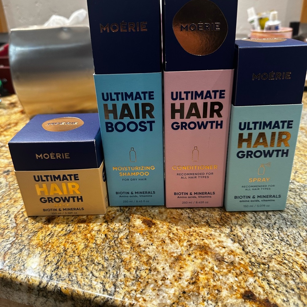 Ultimate Hair Growth Set - Blue and Gold